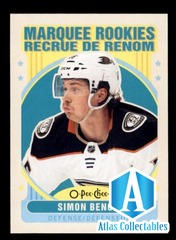2021-22 Upper Deck Series 2 Marquee Rookies Retro #643 Simon Benoit